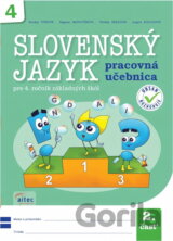 Slovenský jazyk pre 4. ročník ZŠ – pracovná učebnica, 1. a 2. časť s prílohou Bodkin doplnkový zošit, 1. a 2. časť