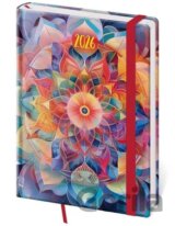 Denní diář 2026 A5 Vario Kaleidoscope s gumičkou