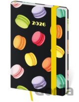 Kapesní diář 2026 Vario Macarons s gumičkou