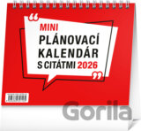 NOTIQUE Stolový MINI Plánovací kalendár s citátmi 2026
