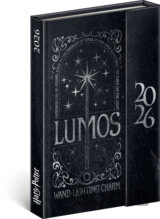 NOTIQUE Týždenný magnetický diár Harry Potter –  Lumos 2026