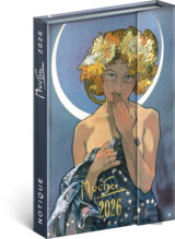 NOTIQUE Týždenný magnetický diár Alfons Mucha 2026