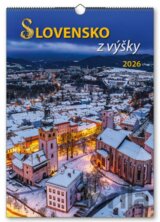 Nástenný kalendár Slovensko z výšky 2026