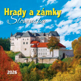 Nástenný kalendár Hrady a zámky Slovenska 2026