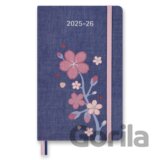 Moleskine – 18-mesačný plánovací zápisník (diár) 2025/2026 - Sakura