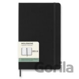 Moleskine – 18-mesačný plánovací zápisník (diár) 2025/2026 - čierny