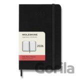 Moleskine – 12-mesačný denný diár 2026 - čierny