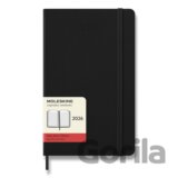 Moleskine – 12-mesačný denný diár 2026 - čierny