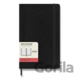 Moleskine – 12-mesačný denný diár 2026 - čierny