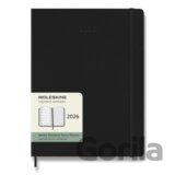 Moleskine – 12-mesačný týždenný plánovací zápisník (diár) 2026 - čierny