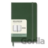 Moleskine – 12-mesačný týždenný plánovací zápisník (diár) 2026 - zelený