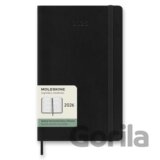 Moleskine – 12-mesačný týždenný horizontálny diár 2026 - čierny