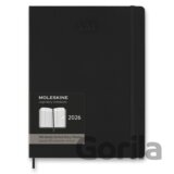 Moleskine – 12-mesačný týždenný vertikálny diár PRO 2026 - čierny