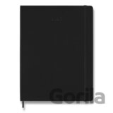 Moleskine – 12-mesačný týždenný plánovací zápisník (diár) Smart PRO 2026 - čierny