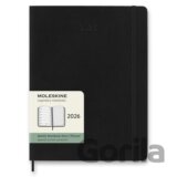 Moleskine – 12-mesačný týždenný plánovací zápisník (diár) 2026 - čierny
