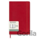 Moleskine – 12-mesačný týždenný plánovací zápisník (diár) 2026 - červený