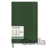 Moleskine – 12-mesačný týždenný plánovací zápisník (diár) 2026 - zelený