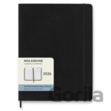 Moleskine – 12-mesačný mesačný diár 2026 - čierny