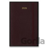 Moleskine – 12-mesačný týždenný plánovací zápisník (diár) Precious & Ethica 2026 - vínový (v darčekovej krabičke)