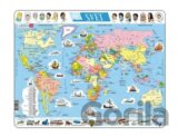 Puzzle Svět politická mapa 107 dílků