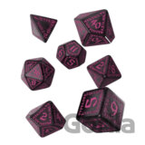 Sada runových kociek - Black-Magenta