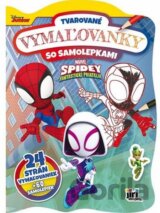 Tvarované vymaľovanky so samolepkami - Spidey