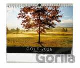 Golf české resorty 2026 - nástěnný kalendář
