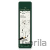 Grafitová ceruzka Faber-Castell Pitt Graphite Matt - súprava 6 ks