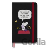 Moleskine - zápisník Peanuts (čierny)