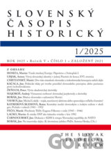 Slovenský časopis historický 1/2025