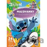 Maľovanky A4 so samolepkami Stitch