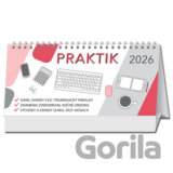 Stolový stĺpcový kalendár Praktik 2026