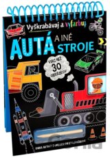 Autá a iné stroje: Vyškrabávaj a vyfarbuj