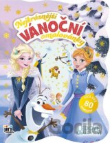 Ledové království - Nejkrásnější vánoční omalovánky se samolepkami