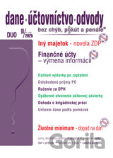 DUO 10/2025 – Iný majetok podľa ZDP, Daňové výdavky