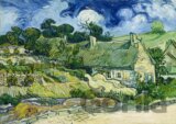 Vincent Van Gogh - Thatched Cottages at Cordeville, 1890