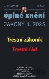 Aktualizace II/4 2025 Trestní zákoník, Trestní řád