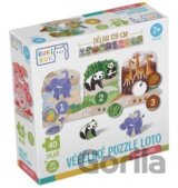 KukiKuk - Véééliké puzzle Loto Výlet do ZOO