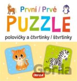 První PUZZLE - polovičky a čtvrtinky