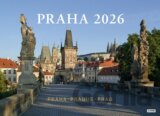 Kalendář 2026 Praha - Prague - Prag - nástěnný