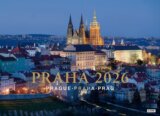Kalendář 2026 Prague - Praha - Prag - nástěnný