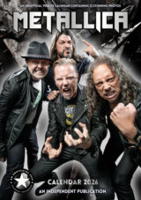 Nástěnný kalendář 2026: Metallica (A3 29,7 x 42 cm)