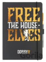 Poznámkový blok s propiskou Harry Potter: Dobby je volný skřítek (A5 14,8 x 21 cm)
