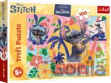 Trefl Puzzle 100 Stitch a priatelia v akcii