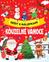 Kouzelné Vánoce - sešit s nálepkami