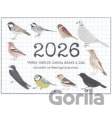 Kalendár 2026 Vtáky (nástenný)