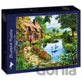 Puzzle Chata pri jazere