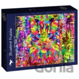Puzzle Úžasne farebná mačka