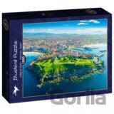 Puzzle Pohľad na Gijón - Astúria, Španielsko