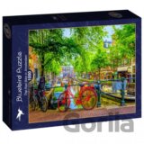Puzzle Červený bicykel v Amsterdame